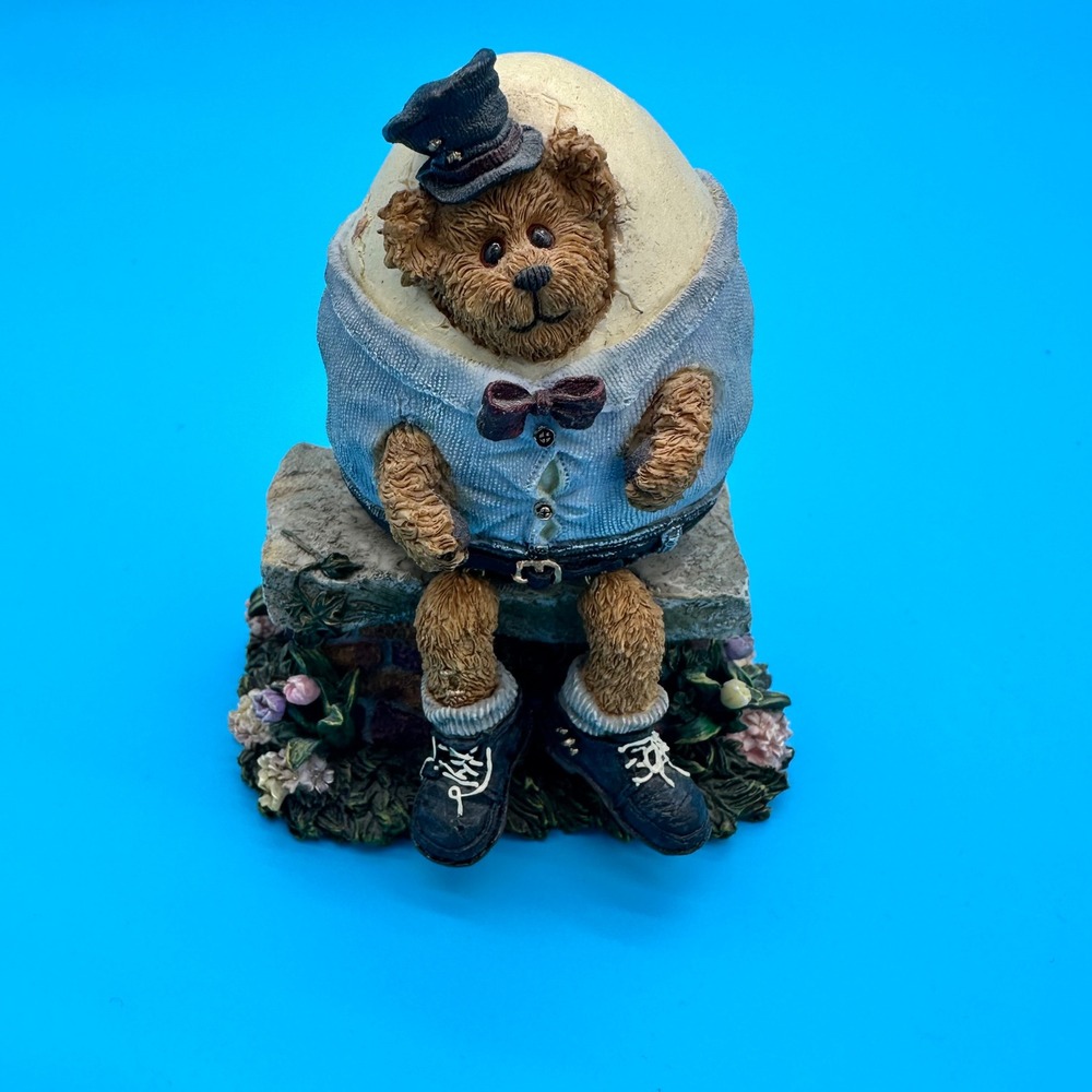 Boyds Bears Humpty Dumpty All Cracked Up Bearstone Figurine‎ 2458V Ltd Ed 2003